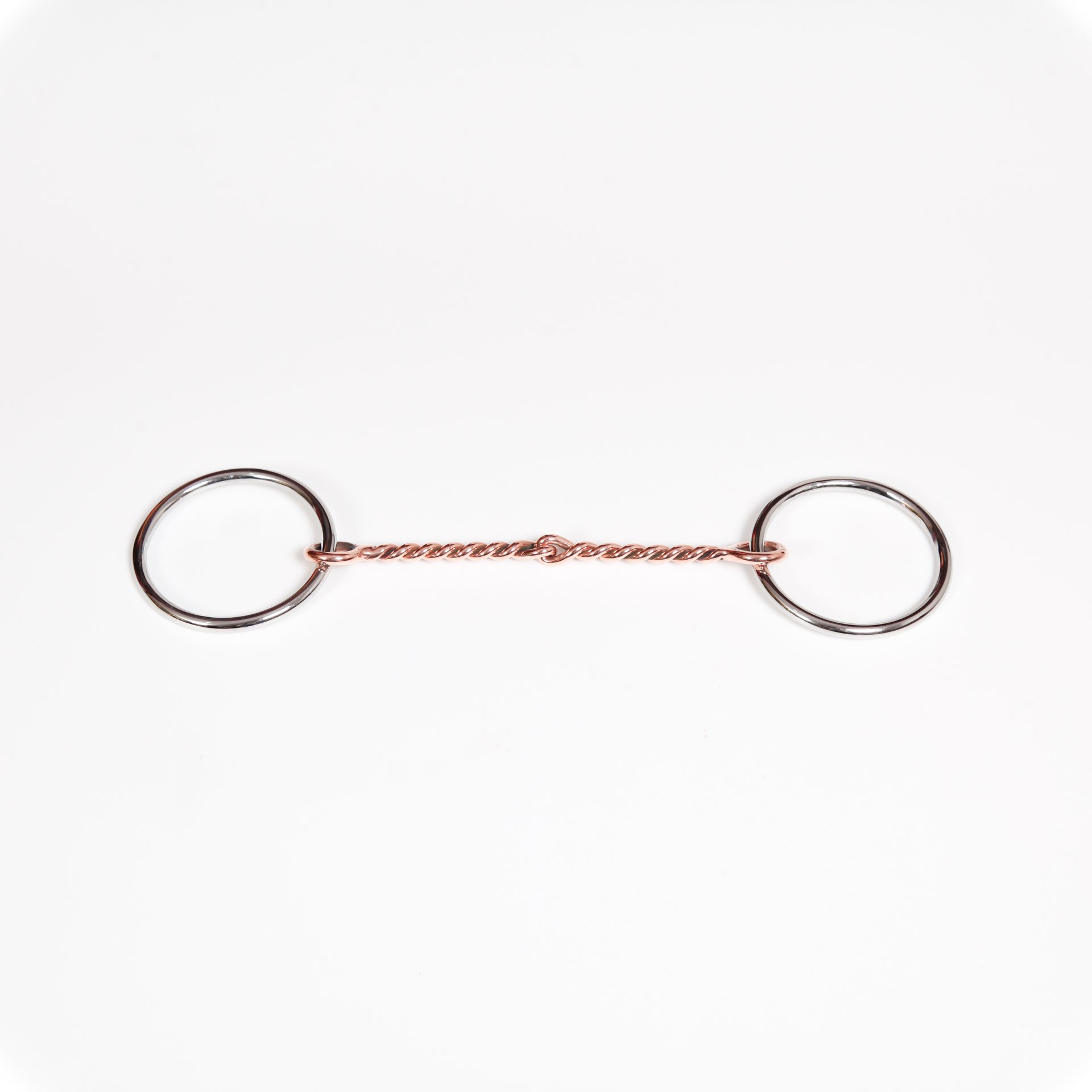 Twisted Wire O-Ring Snaffle Bit