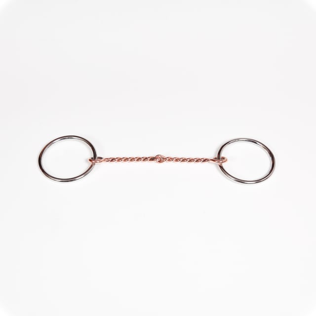 Twisted Wire O-Ring Snaffle Bit